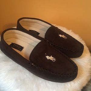 POLO Ralph Lauren Brown Slippers (SOLD:MERCARI)